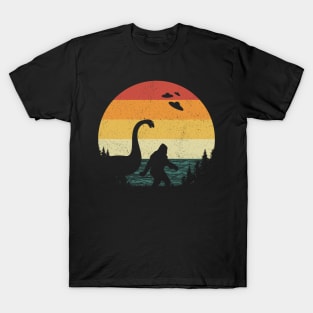 Bigfoot Loch Ness Monster T-Shirt